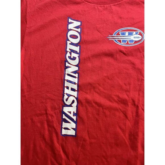 Vintage Washington State Cougars Football Discus Athletics Shirt Mens XL Red. - Picture 2 of 11